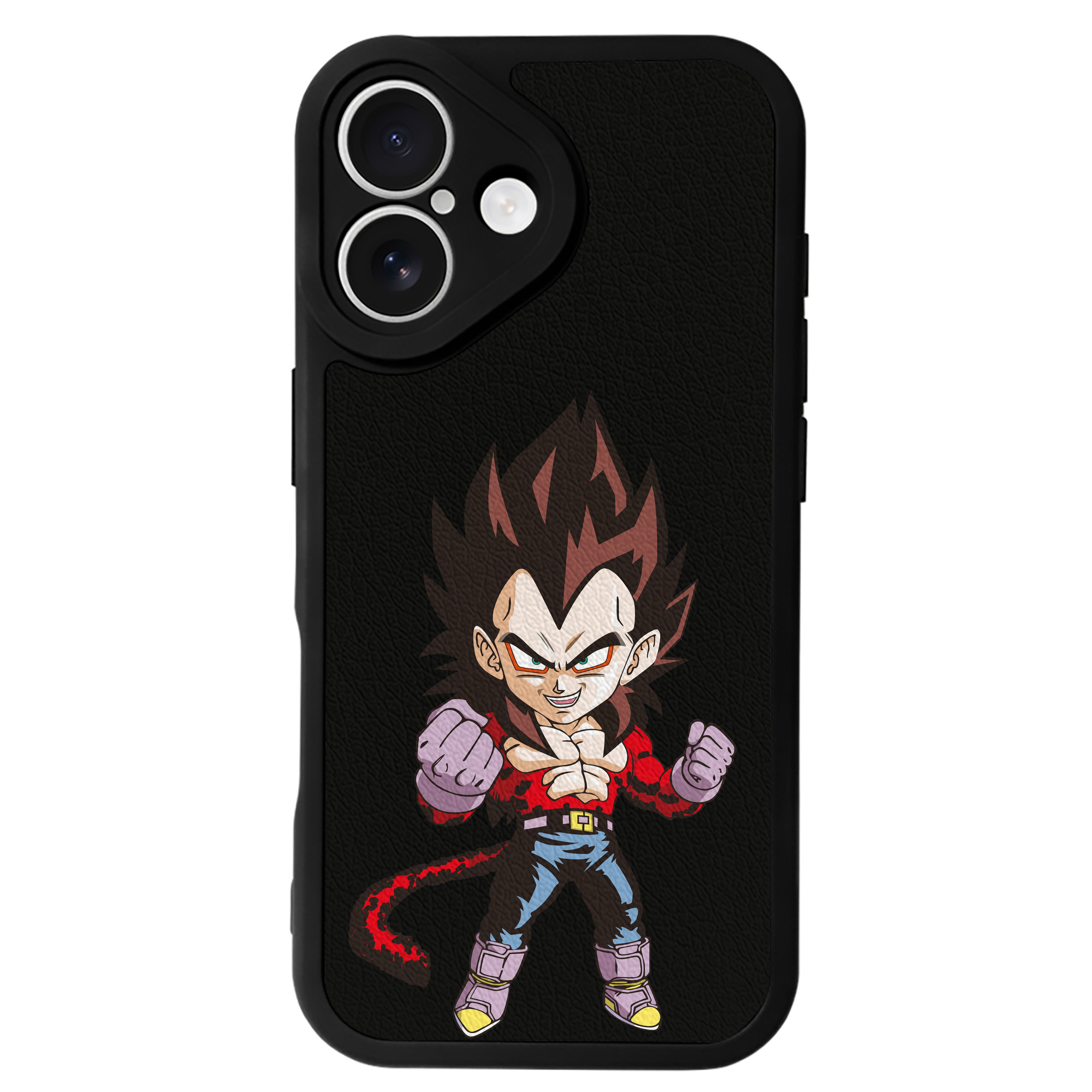 （画像用） ドラゴンボール ベジータ四世（Bejīta Yonsei）DRAGON BALL Vegeta IV 【iPhone 16シリーズ対応】シリコンスマホケース（レザー調） 材質：シリコン